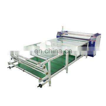 Factory SGS Automatic oil heating Roller Sublimation fabric Heat Transfer Press machine