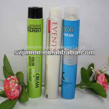 High Quality Aluminum Collapsible Hair Dye Packaging Tube