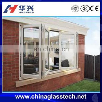 Lower price size customized waterproof aluminum bifold philippines glass window