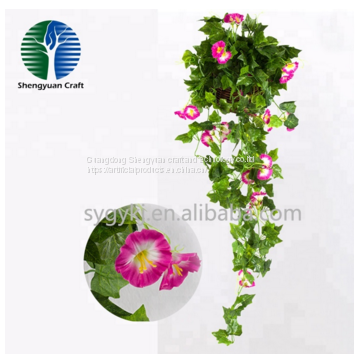 china supplier the newest artificial morning glory flower vine for decoration