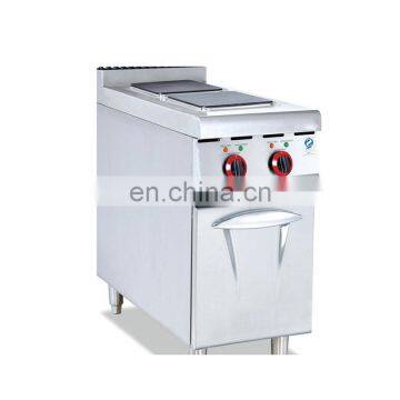 IS-EH-877 vertical electric 2-heads cooking stove with cabinet high power square electric cooking furnace