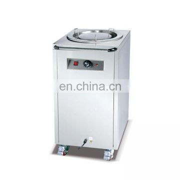 Commercial ElectricPlateWarmerCartMachine, Double HolderPlateWarmer