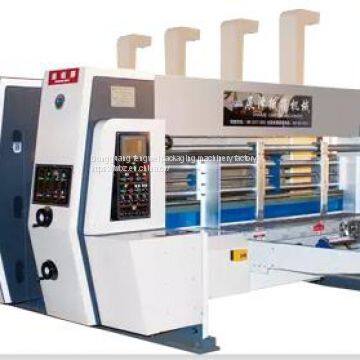 Carton Box Printing Diecutter Machine,automatic Carton Box 4 Colors Printer&slotter&die Cutter
