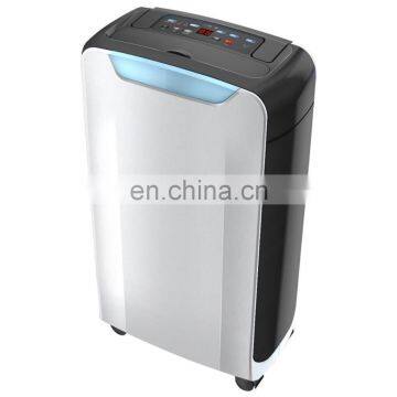 10L low wholesale price  plastic dehumidifier with ionic air purifier in basement bathroom