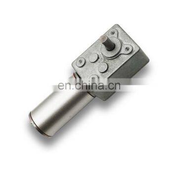 12В 24В постоянного тока малогабаритный 37-миллиметровый редукторный двигатель 100 кг·см червячный редукторный двигатель для брускетной аппаратуры photo-2