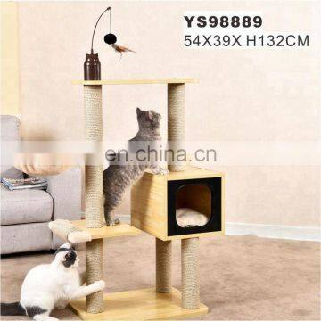 Manufacture Sale Customized Cat Tree House Scratch Post