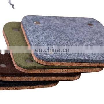 Orange Color Custom Printing Cork With Customer Logo Glass Coasters Soft Pvc Coaster photo-2