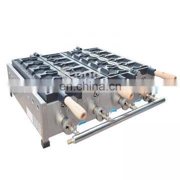 Factory Durable Aluminum Plate Taiyaki Ice Cream Cone Machine Fish Shaped Waffle Maker photo-4