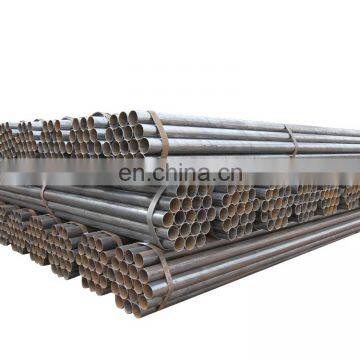 free sample black erw steel pipe for low pressure liquid