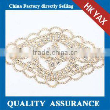 Fashion Rhinestone Triming Crystal,Crystal Rhinestone Trimming Silver Base Dress Chain and Trims for Dress Belt Bride Necklace photo-3
