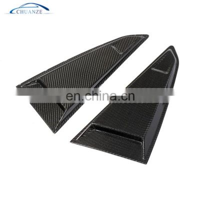 Dry Carbon Fiber TTRS Rear Window Louver Vents for Audi TTS TT MK3 8S 2016-2019