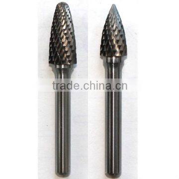 Tungsten Carbide Burr DIN quality Tree Shape Carbide Burrs