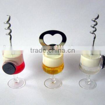 Promotional Custom Fridge Magnet Wine Bottle Opener