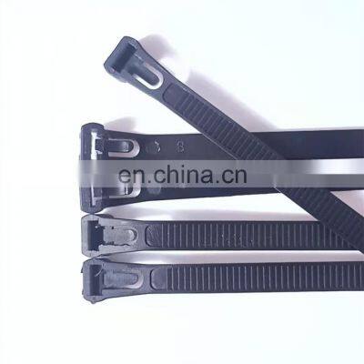 JZ  Releasable  Heavy Duty  Nylon  Plastic Cable Ties Zip Tie Wraps