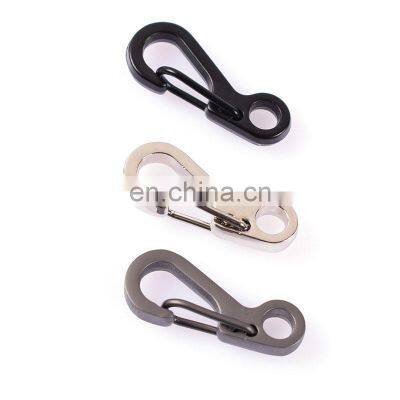 10Pcs/Lot Outdoor Mini Aluminium Alloy Hang Buckle Survival Gear Carabiner Key Chain Clip Quickdraw Key Chain Travel Tool photo-4