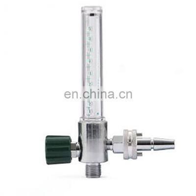 Manufacturer made oxygen inhaler aluminum flowmeter with humidifier bottle top-grade Chinese medical equipment