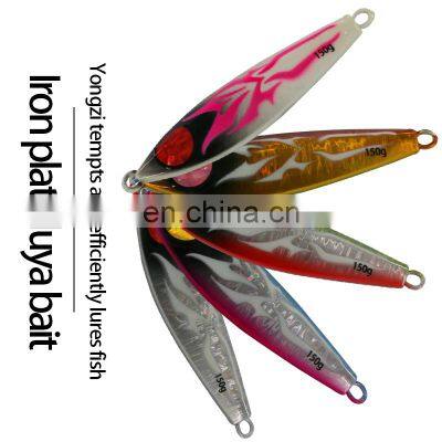 80g/120g/150g/200g Slow Fall Sinking Jigging Lures Metal Jigs Sea Bass Metal Jigging Lure photo-5