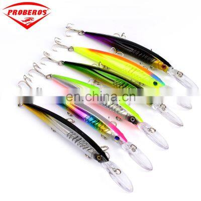 15.2cmFloating lure plastic hard bait fresh water weever eating bait12.55gLure Minno Suspending jerkbait fishing artificial mino