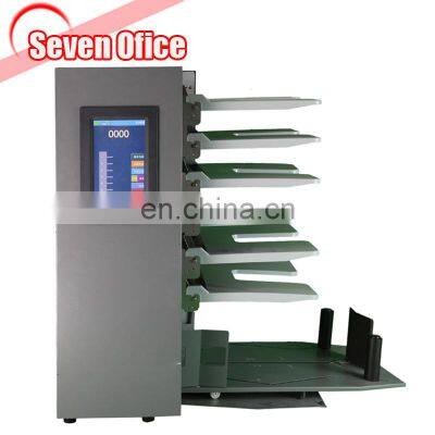 3 years warranty high precision heavy duty multi-tower 6 bins automatic sheet brochure book paper collator machine price