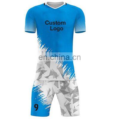 Adult Soccer Uniform Men Soccer Jerseys Sets Children Football Training Uniforms Team Football Jerseys & Short Sets