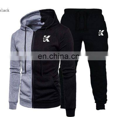 Manufacturer Wholesale Fashion Trend Men's Loose Sports Hooded Pullover Suit S-5XL photo-3