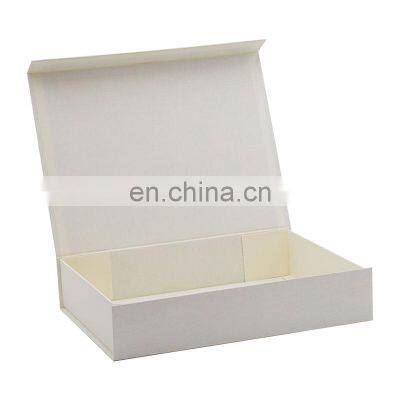 Ready Stock Shallow Ivory Color Custom Printing Magnetic Packaging Gift Box Wholesale photo-3