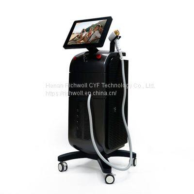 New design tech 808 diode 3 waves 755nm 808nm 1064nm diode laser hair removal machine