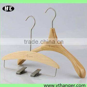 2016 New Fashion Long Hook Wooden Hanger and Pants Hanger for Luxury Clothes photo-2
