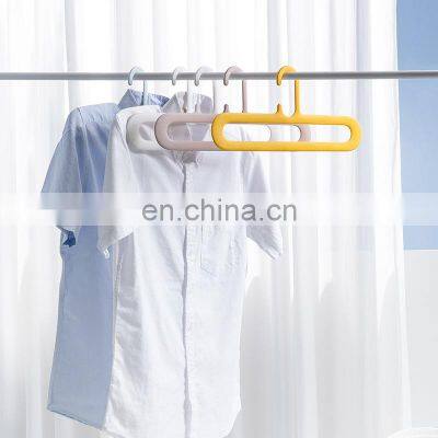 Home Hanging Clothes Towel Space Saving White Scarf Wire Wall Custom Baby Plastic Hanger photo-2
