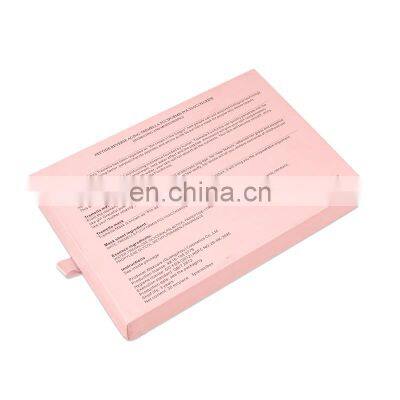 Контейнеры для бумажных маскировочных масок с полноцветной печатью, упаковка для масок для очищения кожи, розовый цвет, ящичковая упаковка, экологически чистая photo-4