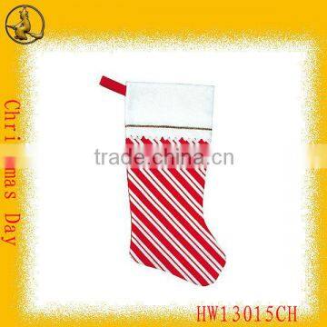 Fashion Stripe Christmas Decoration Supplie Stocking