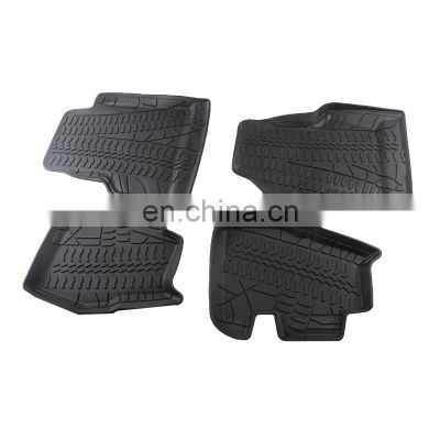 Offroad Foot Mat for Jeep Wrangler TJ 1997-2007 Black Car Mats for jeep Truck 4x4 accessory maiker manufacturer