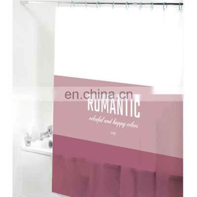 Plastic shower curtains bathroom waterproof shower curtain peva