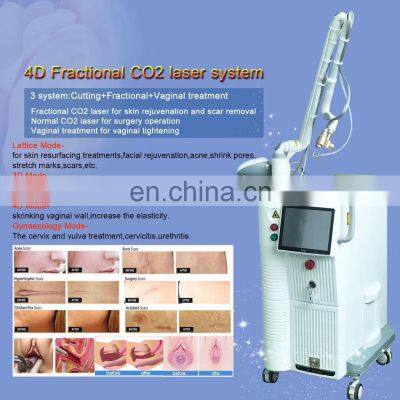 China Best Vaginal Treatment Co2 Fractional Laser With RF Tube Fractional Co2 RF Equipment / Co2 Laser Carbon Diode Laser