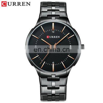 CURREN 8321 Men Quartz All Stainless Steel Strap Watch Specific Gold Wrist Watch photo-2