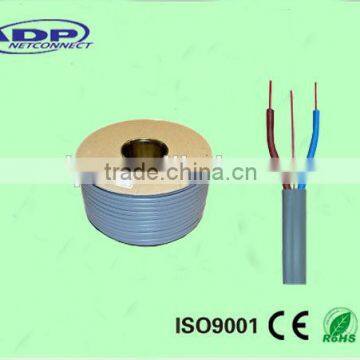 Electric twins cable with earth wire