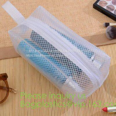 Swimwear Clothing Packaging Zipper Bag Pouch Cosmetic Makeup Zip Lock Slider Bags Manufacturer Cosmetic Bag Transparent photo-2