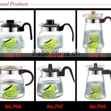 Best Drinkware for Home Restaurant OEM Factory Pyrex Glass Clear Glass Water Pot photo-3