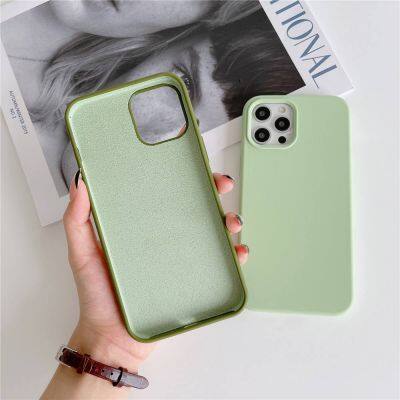 Liquid Silicon Rubber Rainbow Soft Phone Cases For IPhone 6 7 8 Plus X Xr 11 12 13 14 Pro Max Mini photo-4