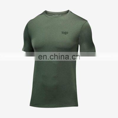 Custom 2020 Fashion Fitness Sport in Stock High Quality Mens Long Sleeve Compression Base-Layer Running Shirts photo-3