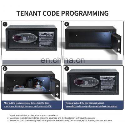 JIMBO High Security Smart Intelligent Metal Safe Box Digital Hotel Electronic Safety Box photo-5