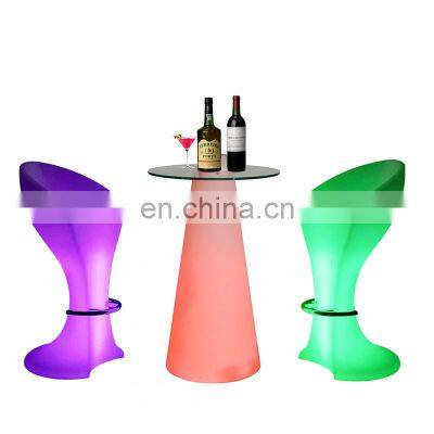 LED Strip Light Solar Lights Garden Furniture Tables and Chairs for Events LED Bar Tables