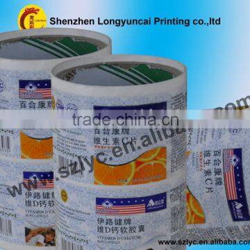 Professional Printing Factory OEM Food Packing Sticker With Cheap Price