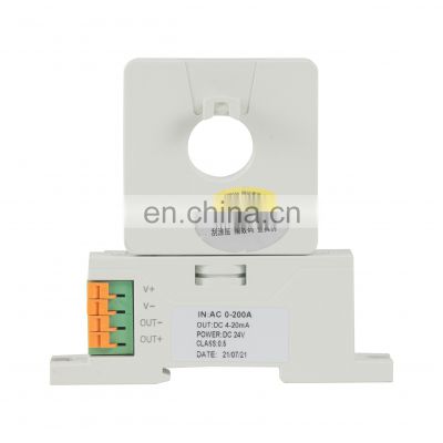 Acrel split current sensor BA20(II)-AI/I IN AC0-200A OUT DC4-20mA  addition option RS485 MODBUS-RTU