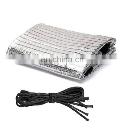 Carport Aluminum Shade Covers Car Sun Protection Silver Foil Shade Net Shading Net for Greenhouse Shade Sails