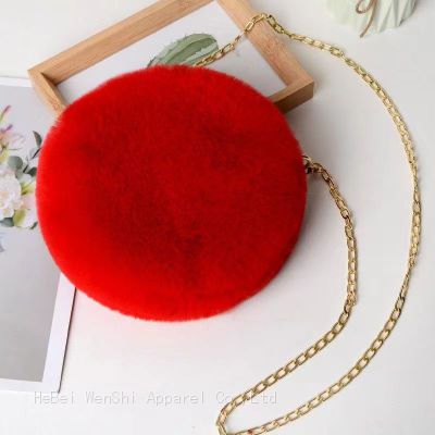 29Autumn and winter plush bag cute bag single shoulder crossbody bag fur bag a variety of color change bag wholesale