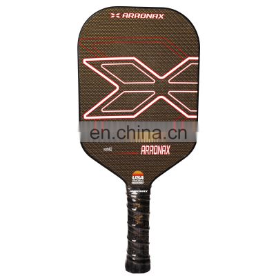 Arronax Popular New Materials Usapa Approved Titanium carbon friction surface With PP foam injection Pickleball Paddle