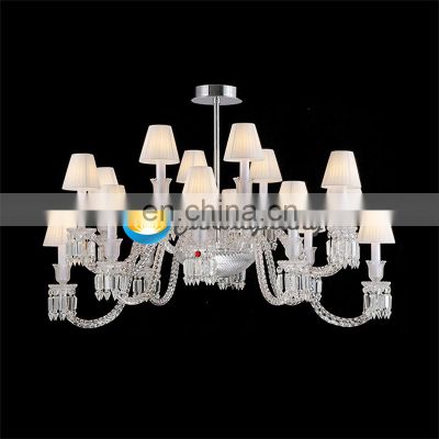 Hot Selling Modern Luxury K9 Crystal Chandelier Hotel Decoration For Living Room Lamp Shades Pendant Lights