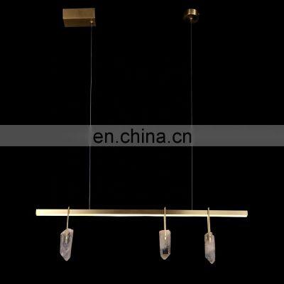 Residential Decoration Custom Drop Pendant Light Hotel Villa Modern Crystal Chandelier