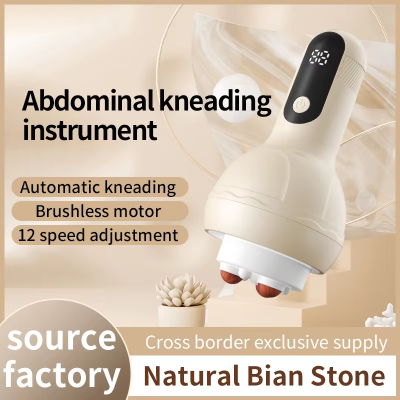 Electrical Shiatsu Sport Massager Automatic Back Kneading Shoulder Neck Abdominal Vibrating Instrument photo-2